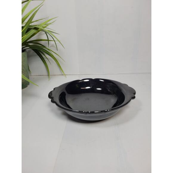 Vintage Frankoma Pottery Bowl 40B Black, Replacement For Set Bowl only - Picture 1 of 5
